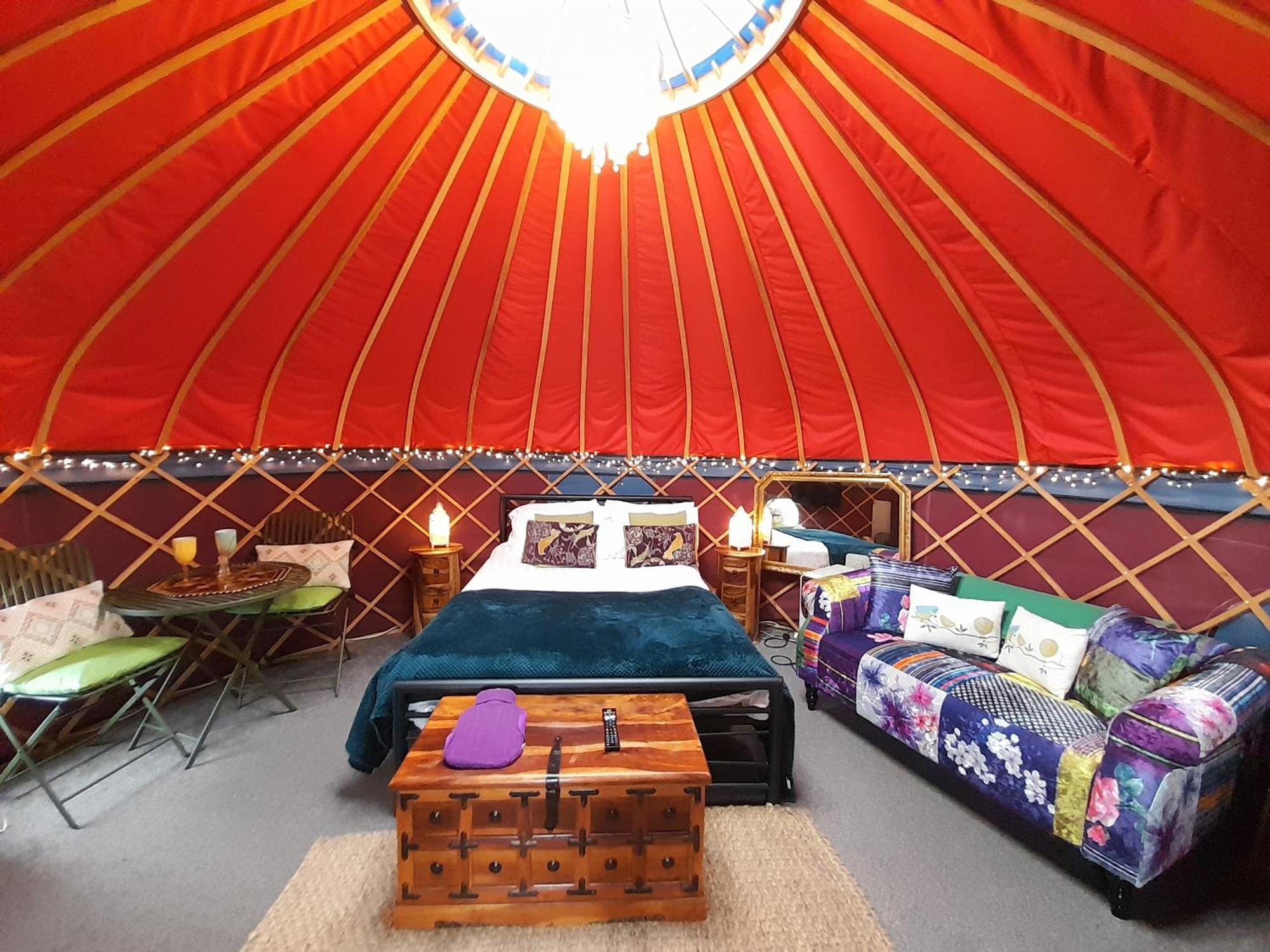 Orchard View Yurt & Hot Tub Somerset Weston-super-Mare Exterior foto